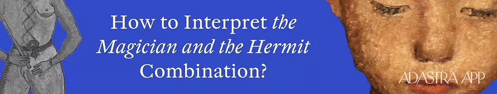 Together The Magician & The Hermit Tarot Cards