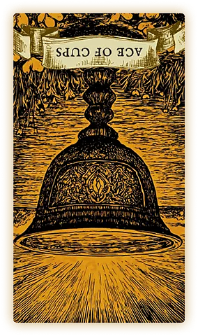 The Ace of Cups reversed