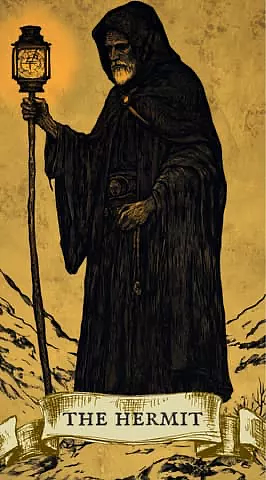 The Hermit card