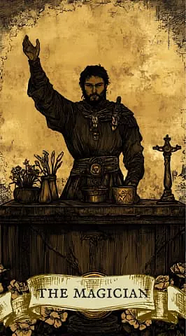 The Magician card
