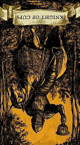 The reversed Knight of Cups
