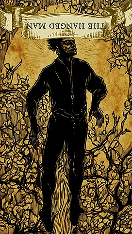 reversed card "Hanged Man"