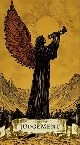 Today, the card "Judgment"