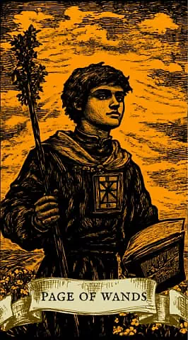 the card "Page of Wands"