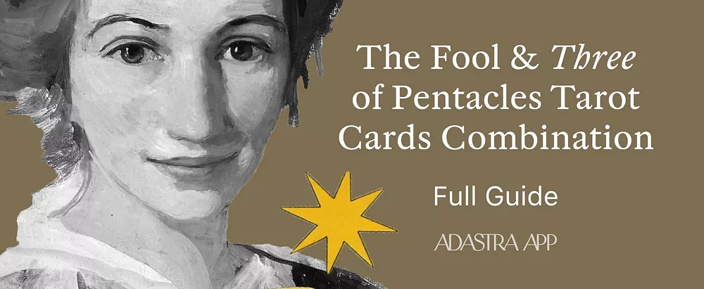 Fool & Three of Pentacles Tarot Card Combination