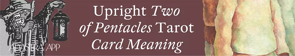 two of pentacles tarot card meaning