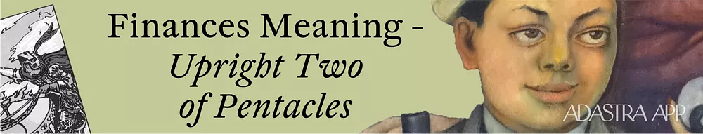 meaning of the two of pentacles tarot card