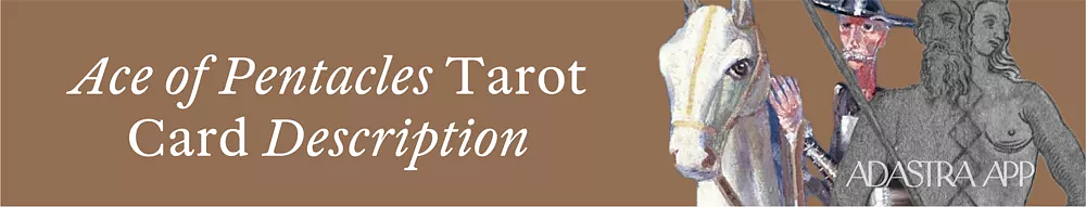 the meaning of the ace of pentacles tarot card