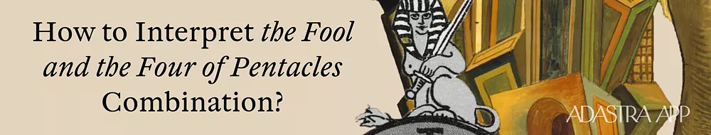 Together Fool And Four of Pentacles Tarot Cards
