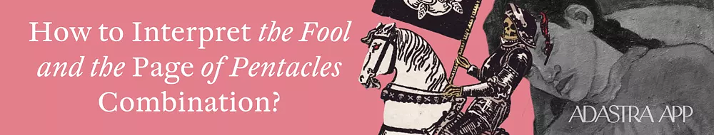 Together Fool And Page of Pentacles Tarot Cards