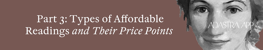 Psychic reading deals