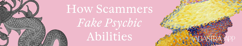 How to spot a psychic scam