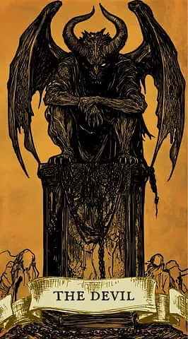 the card "Devil" fell out for you