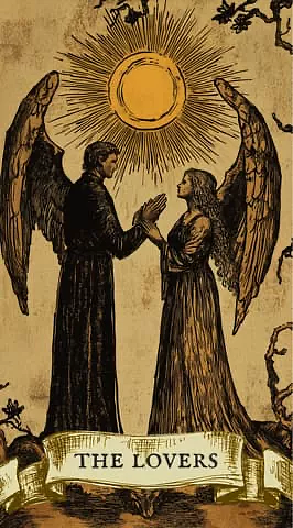 the card "Lovers" fell out for you