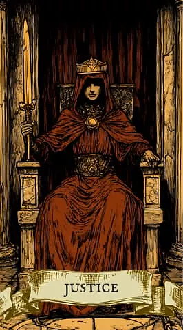 Today, the card "Justice" fell out for you