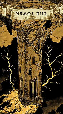 the reversed card "Tower" fell out for you