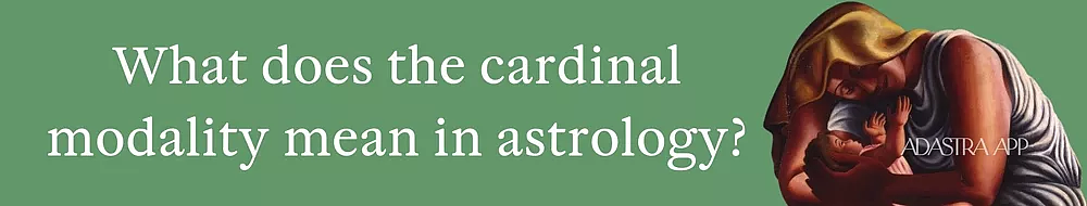 what are modalities in astrology