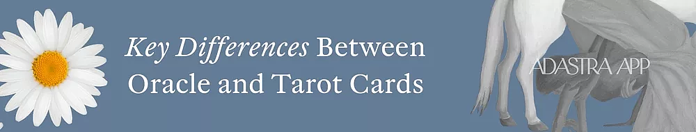 the difference between oracle and tarot cards
