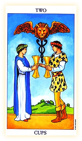 October 3. Today the card "Two of Cups" fell out for you