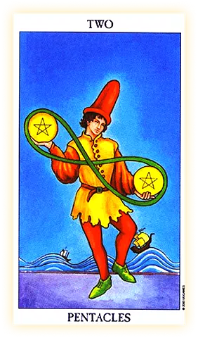 October 15. Today the card "Two of Pentacles" fell out for you