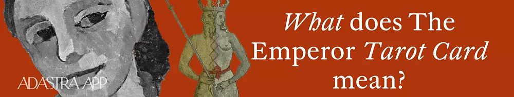 what does the emperor card mean in a love tarot reading