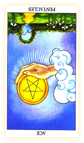 October 27. Today the reversed "Ace of Pentacles" card fell out for you