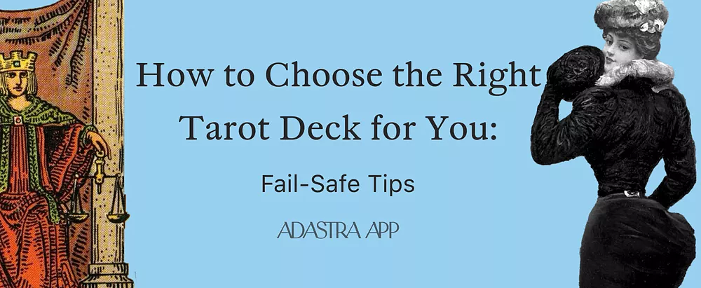 tarot cards choosing a deck