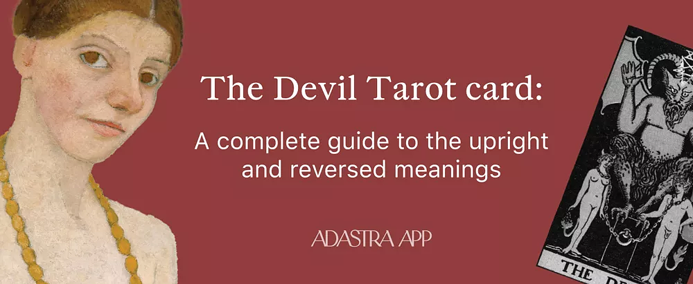 the devil in tarot cards meaning