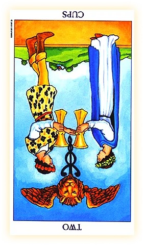 November 17. Today the reversed card "Two of Cups" fell out for you.