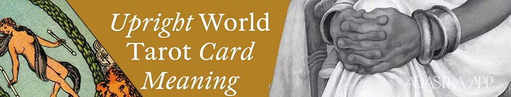meaning of the world tarot card in love