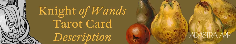 tarot cards knight of wands meaning