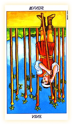 July 28. Today the reversed card "Nine of Wands" fell out for you