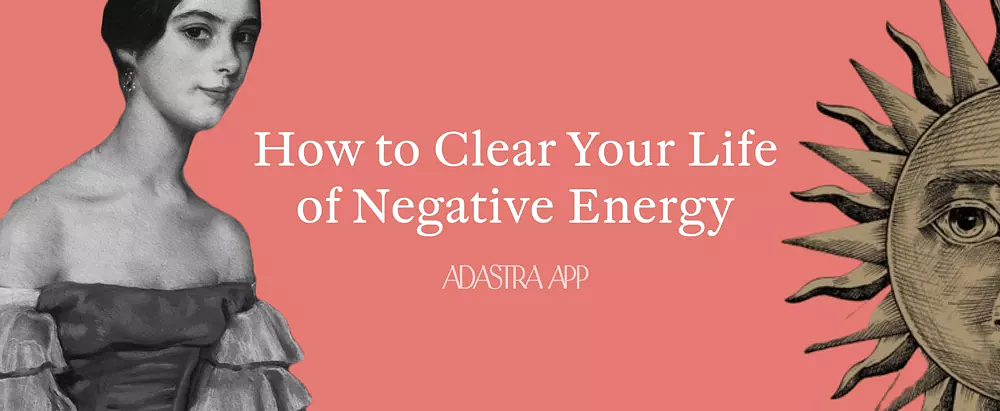 how do i get rid of negative energy