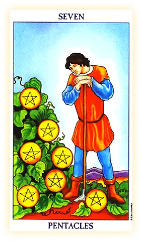 "Seven of Pentacles"