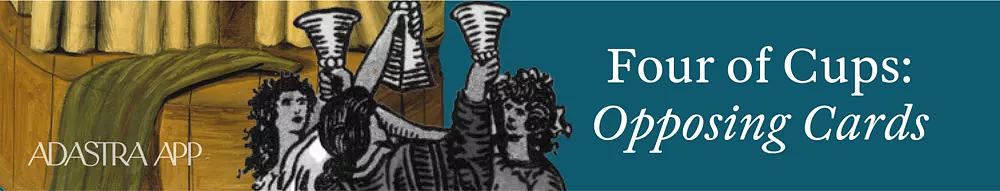 four of cups reversed yes or no