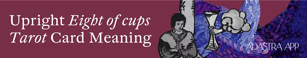 eight of cups tarot card meaning