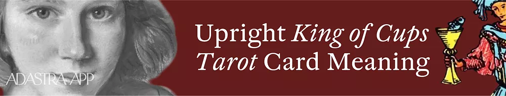 meaning of tarot card king of cups