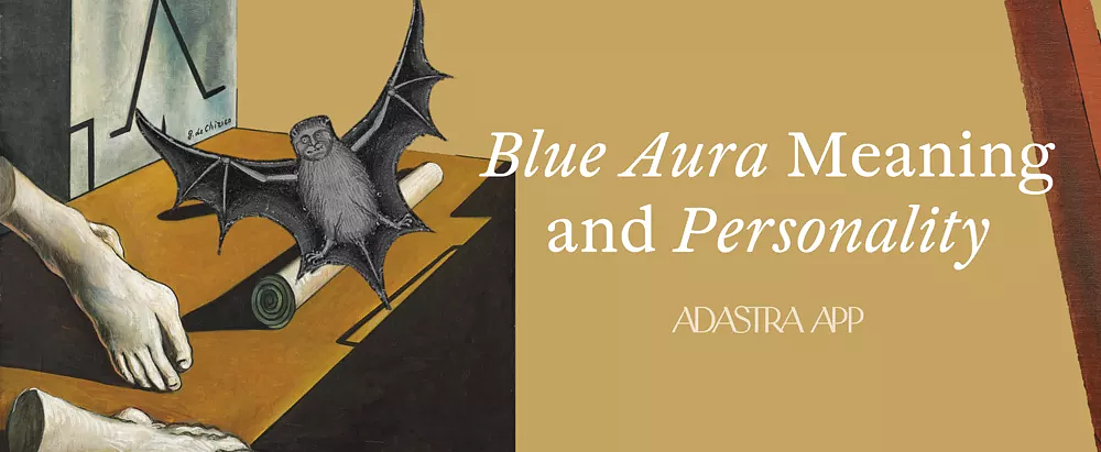 what is a blue aura mean