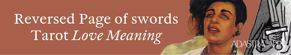 tarot cards meanings page of swords