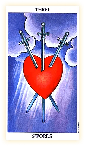 Three of Swords in tarot