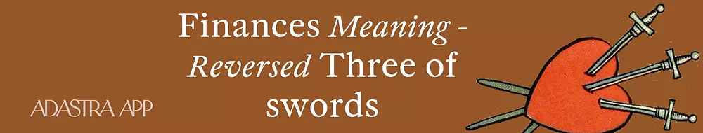 tarot card three of swords meaning