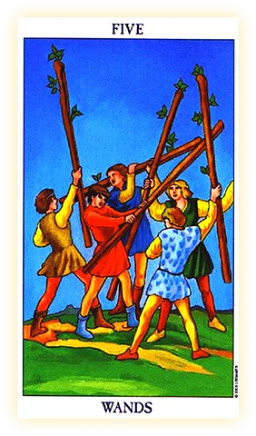 Five of Wands