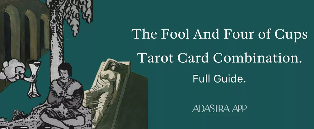 four of cups and fool compared