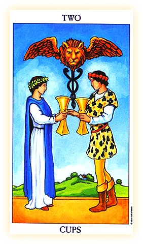 The Two of Cups in tarot