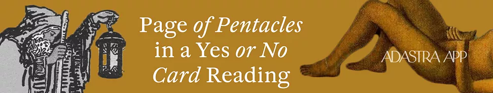 tarot card meanings page of pentacles