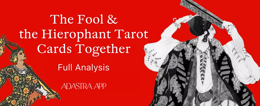 Fool & The Hierophant Tarot Card Combination
