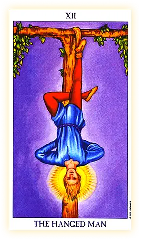 September 6. Today "The Hanged man" card fell out for you