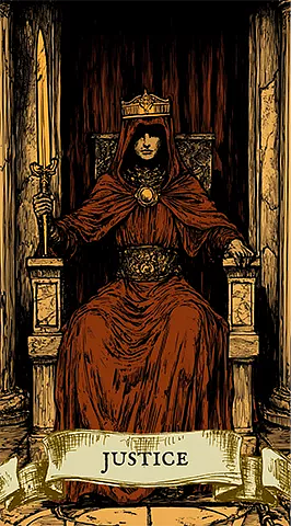 Justice in tarot
