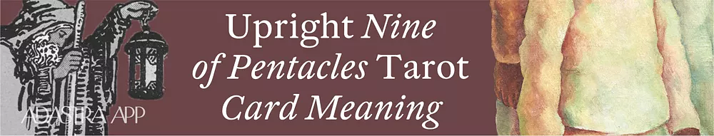 what does the nine of pentacles mean in tarot cards
