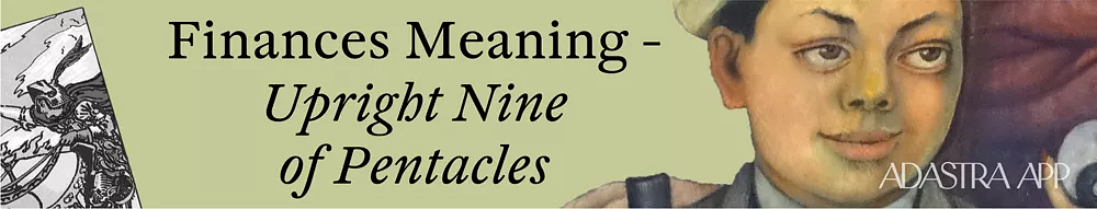 what does the nine of pentacles tarot card mean